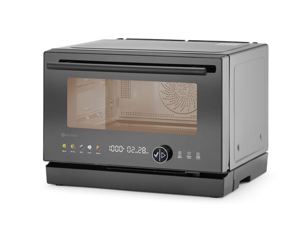 HENDI Mikrowelle, Multifunktionsgerät 4-in-1, 2350 W, 24,7 L