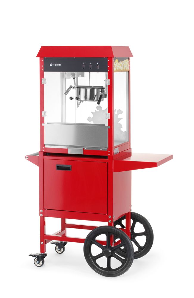 HENDI Popcorn-Maschine mit Fahrgestell
