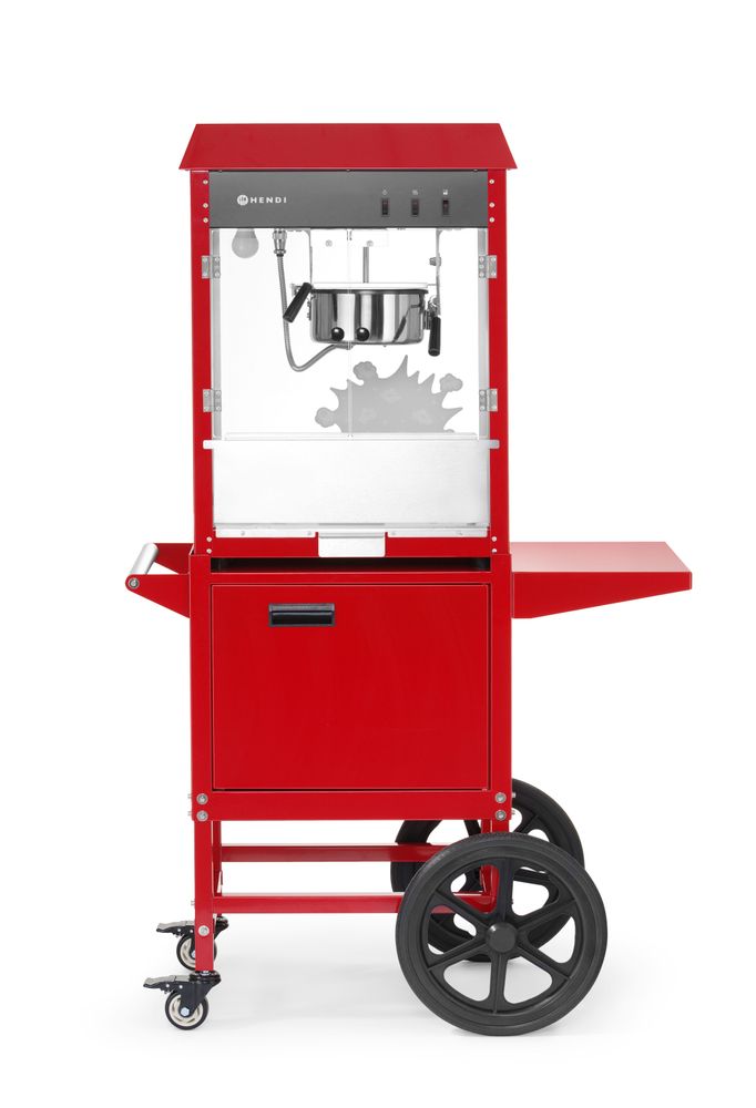 HENDI Popcorn-Maschine mit Fahrgestell