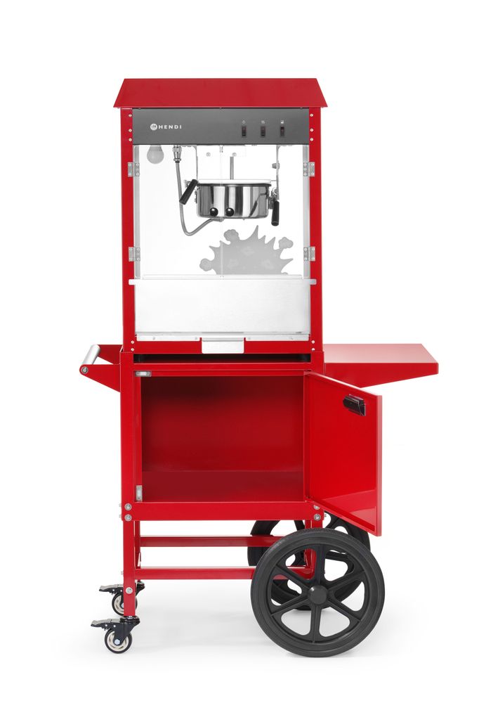 HENDI Popcorn-Maschine mit Fahrgestell