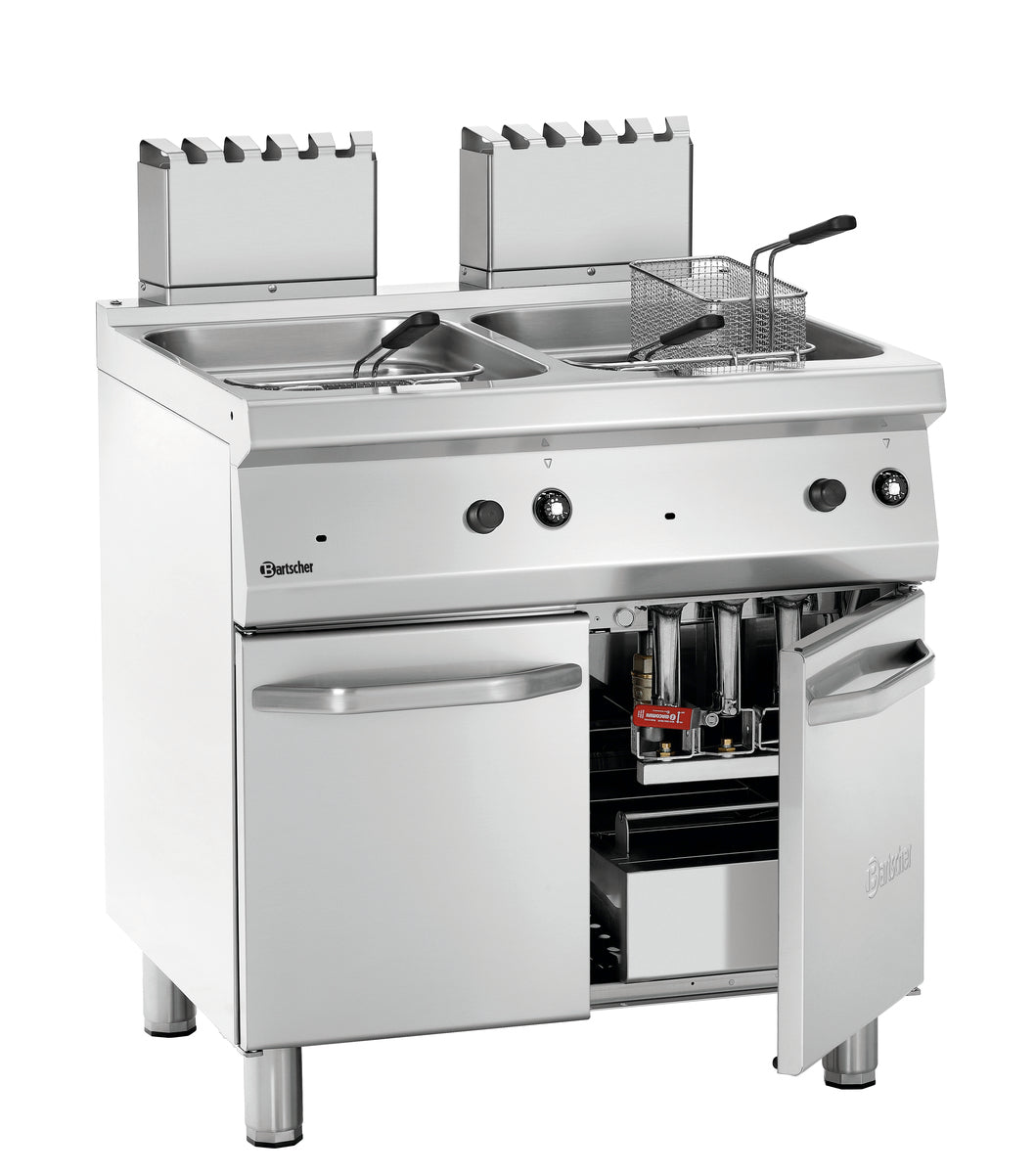 Fritteuse Gas, 700, B800, 2x15L – Bild 2