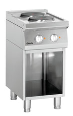 Bartscher Elektroherd 700, B400, 2PL, UO