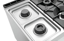 Bartscher 4 Flammen Gasherd, EBO 2/1GN