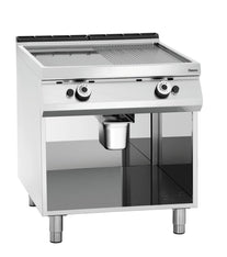Bartscher Gas-Griddleplatte, 1/2 + 1/2, OU