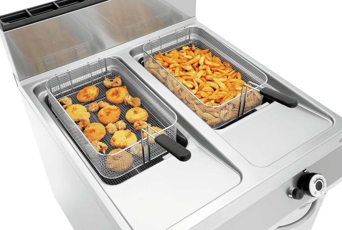 Gas-Standfritteuse, 2 Becken – Bild 3