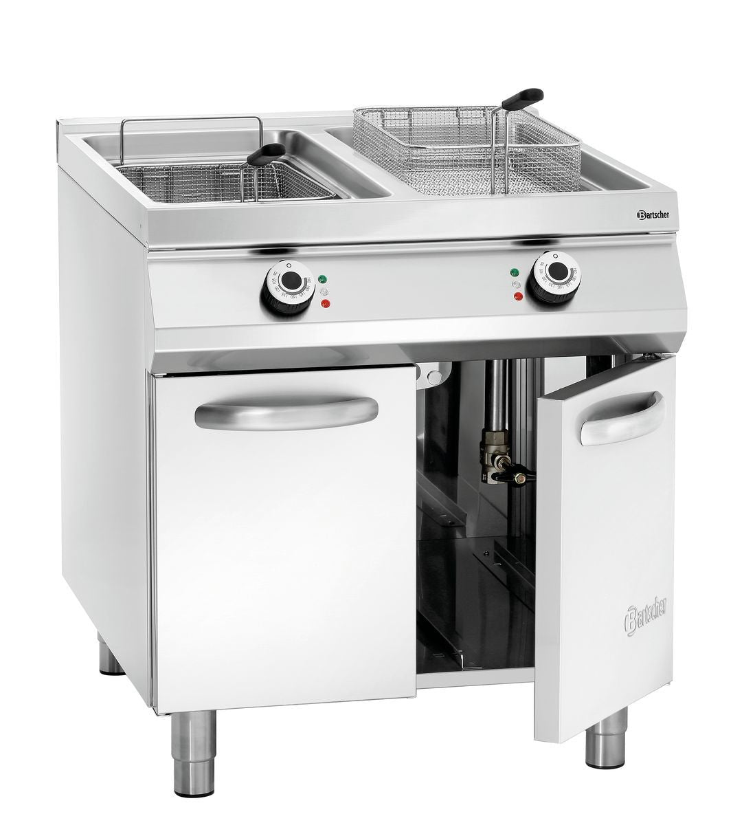 Elektro-Standfritteuse, 2 Becken – Bild 2