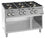 Bartscher Gasherd 900 6 Flammen OU