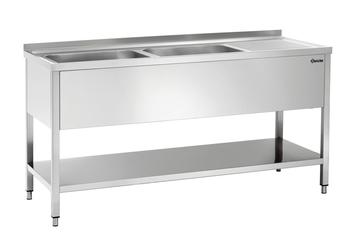 Spüle 700, B 1600, 2 Becken LI