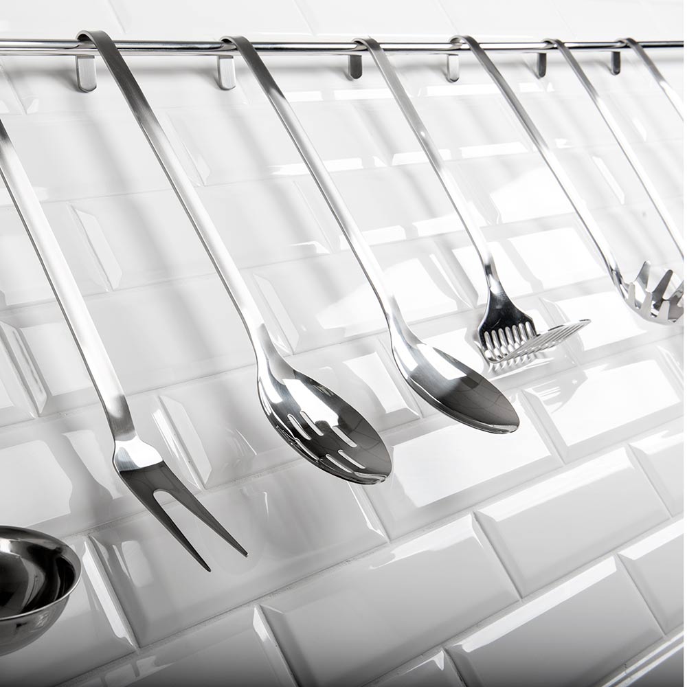 Stalgast Monoblock Servierlöffel perforiert, Stiellänge 40 cm