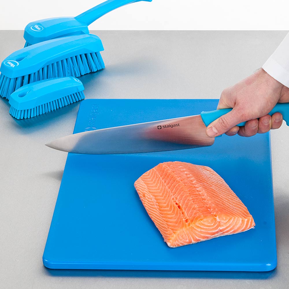 Stalgast Schneidbrett, HACCP, Farbe blau, 450 x 300 x 13 mm (BxTxH)