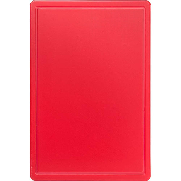 Stalgast Schneidbrett, HACCP, Farbe rot, 600 x 400 x 18 mm (BxTxH)