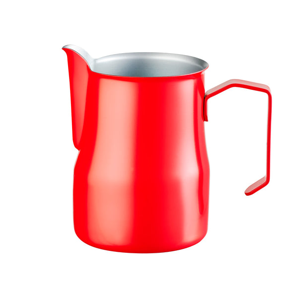 Stalgast Milchkännchen aus Edelstahl, emailliert, rot, 0,35 L