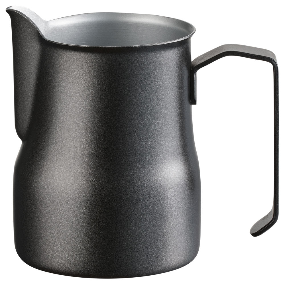Stalgast Milchkännchen aus Edelstahl, emailliert, schwarz, 0,45 L