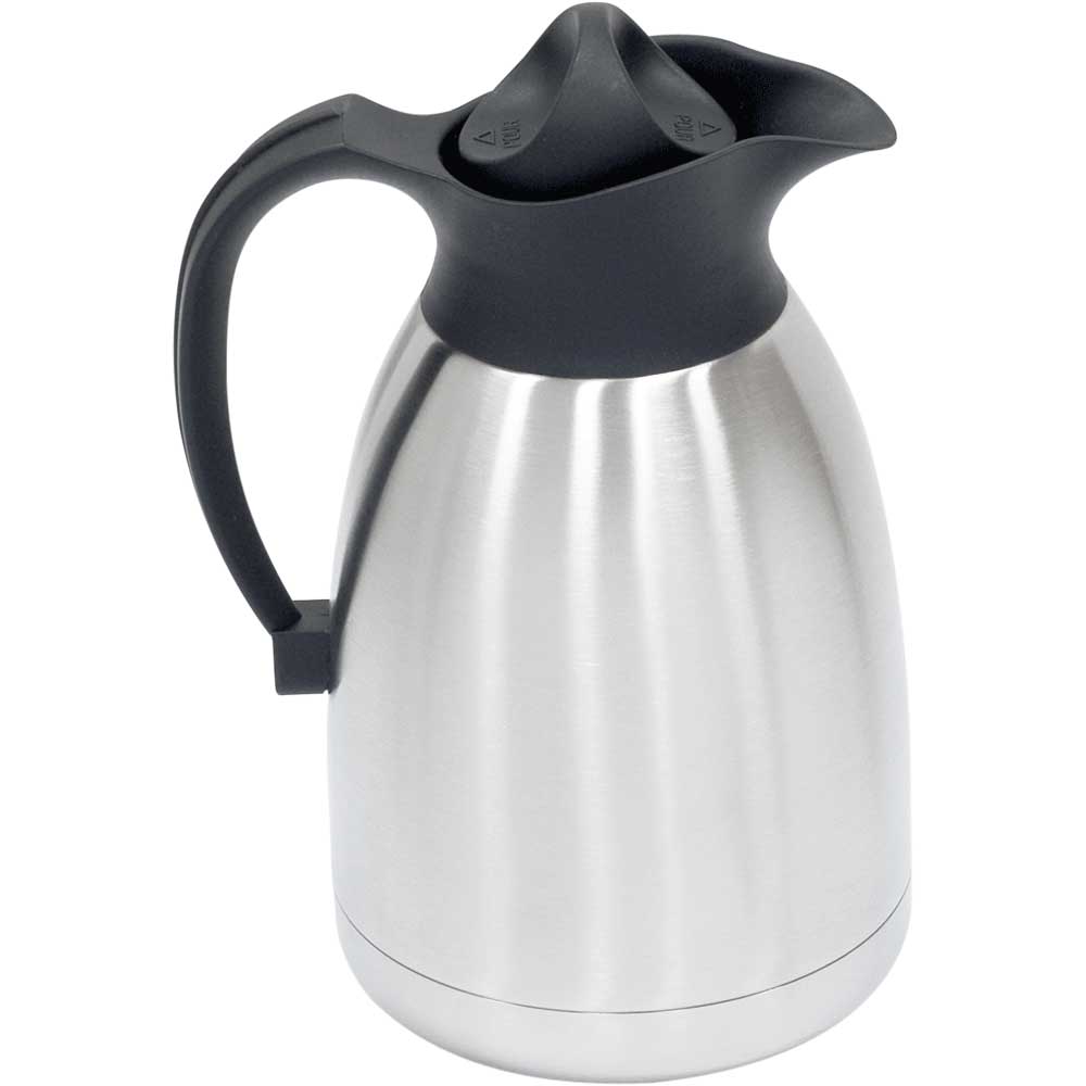 Stalgast Edelstahl Isolierkanne, 1,5 Liter, mit Schraubdeckel