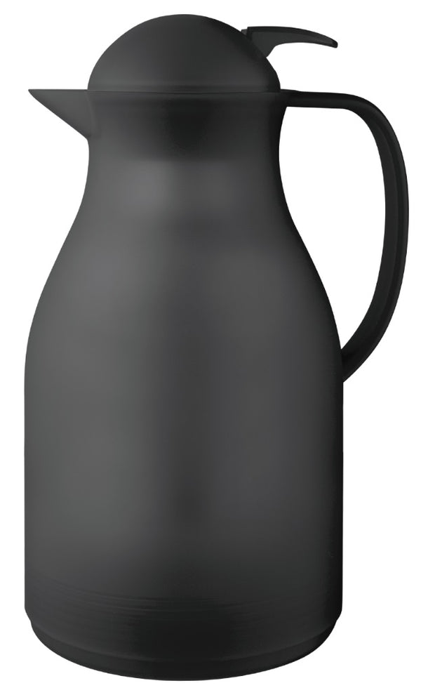 Stalgast Isolierkanne, Drehverschluss mit Drucktaste, schwarz, 1,5 Liter