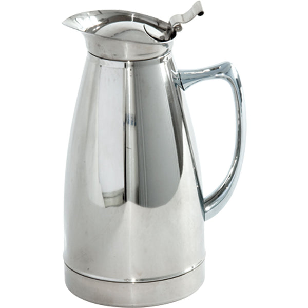 Stalgast Edelstahl Isolierkanne, Edelstahl, 1 Liter, mit Klappdeckel