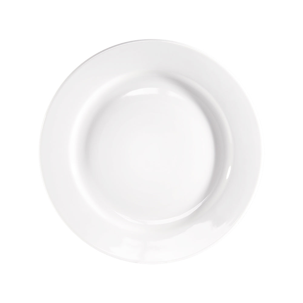 Stalgast Flacher Teller, reinweißes Hotelporzellan, Serie Isabell, Stalgast, Ø 250 mm