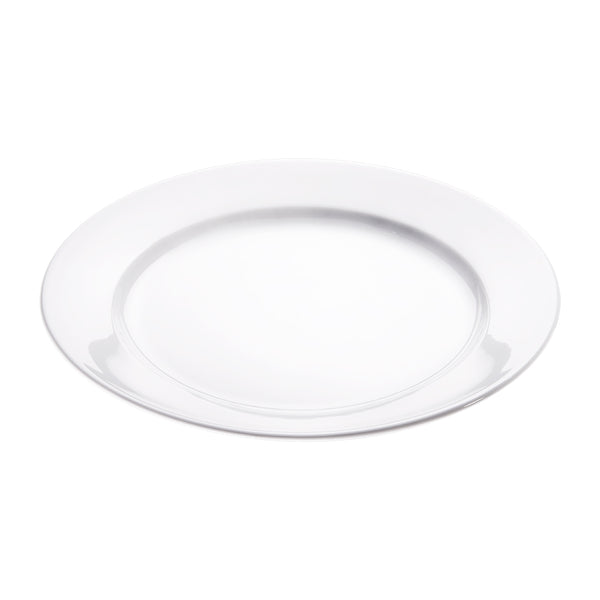 Stalgast 3 flache Teller, reinweißes Hotelporzellan, Serie Isabell, Ø 280 mm