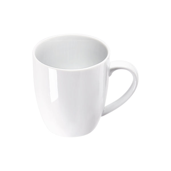 Stalgast Becher mit Henkel, reinweißes Hotelporzellan, Serie Isabell, Stalgast, 350 ml