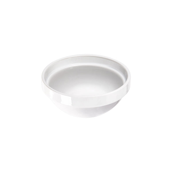 Stalgast Kleine Schale, reinweißes Hotelporzellan, Serie Isabell, Stalgast, Ø 130 mm