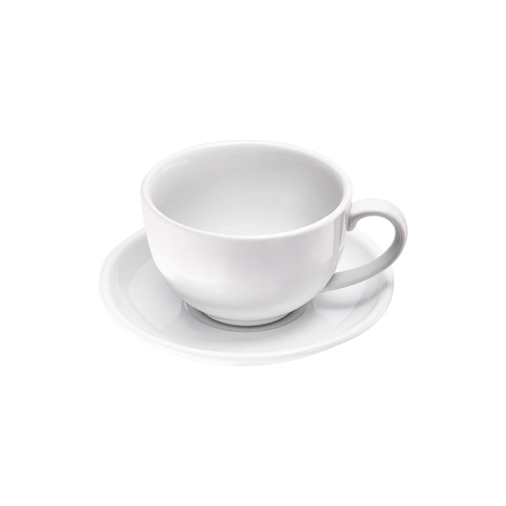 Stalgast Cappuccino-Obertasse, reinweißes Hotelporzellan, Serie Isabell, Stalgast, 260 ml