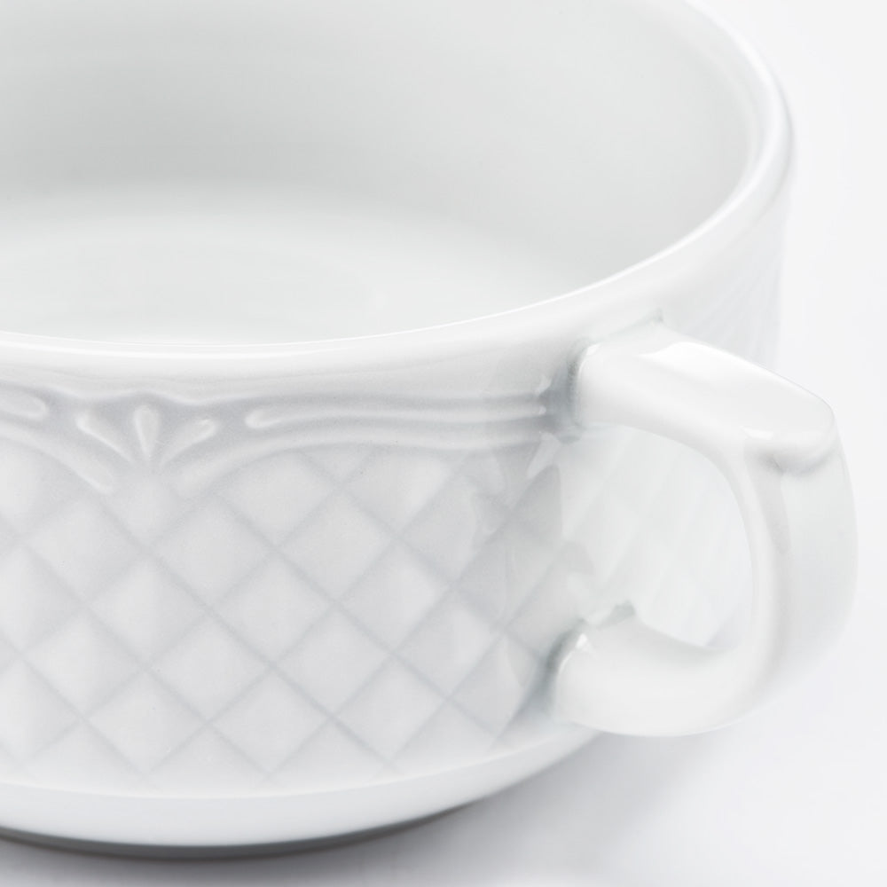 Stalgast Suppentasse, Porzellan, weiß, Serie Aphrodite, Lubiana, 0,30 Liter