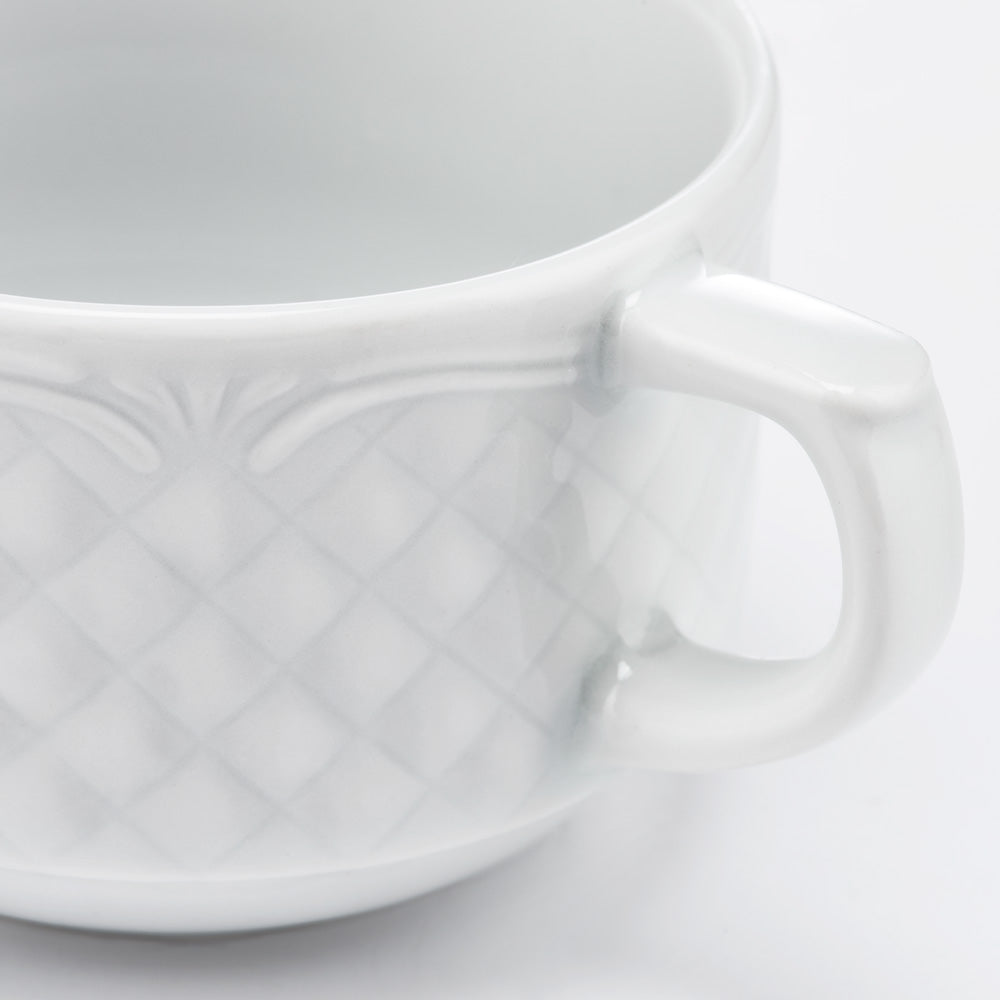 Stalgast Kaffeetasse, Porzellan, weiß, Serie Aphrodite, Lubiana, 0,25 Liter
