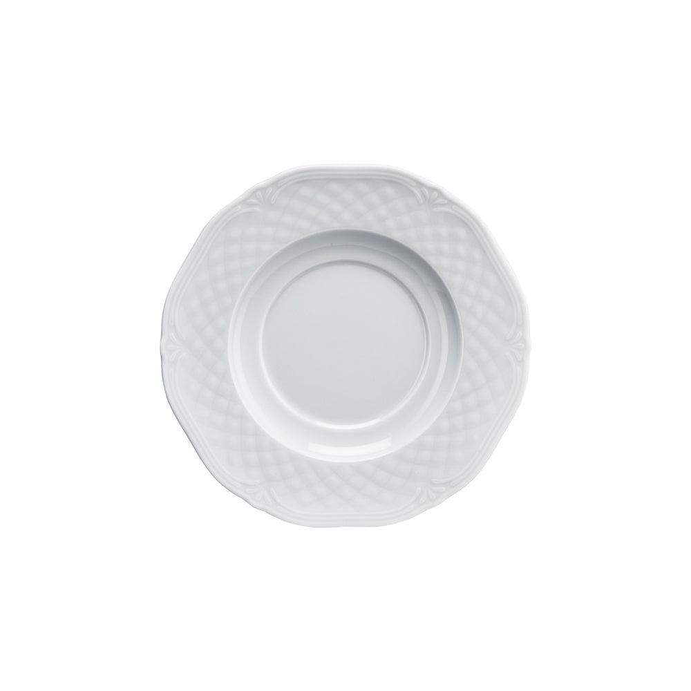 Stalgast Untertasse für Suppentasse, Porzellan, weiß, Serie Aphrodite, Lubiana, Ø 170 mm