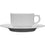 Stalgast Untertasse für Kaffeetassen, Porzellan, weiß, Serie Aphrodite, Lubiana, Ø 160 mm