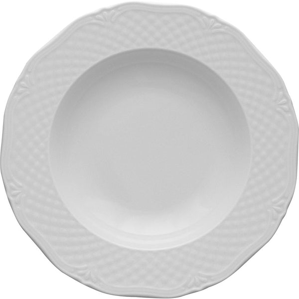 Stalgast Tiefer Teller, Porzellan, weiß, Serie Aphordite, Lubiana, D. 225 mm