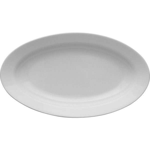 Stalgast Ovale Servierplatte, Porzellan, Lubiana, Serie Kaszub/Hel, 240x140 mm