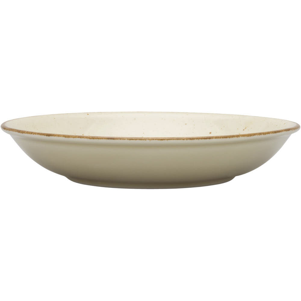 Stalgast Teller tief, Serie Hotel, cremefarben, braun gesprenkelt, Ø 230 mm, 12 Stück