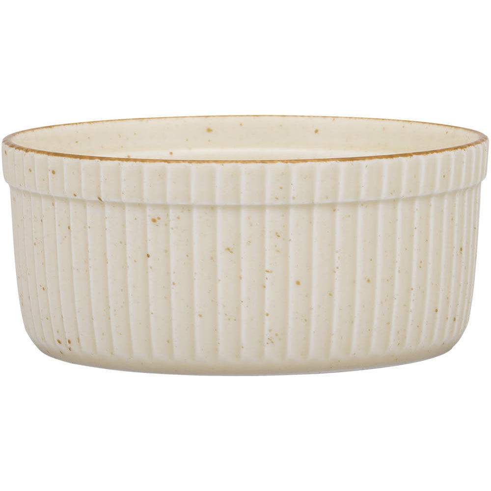 Stalgast Schale, Serie Ameryka, cremefarben, braun gesprenkelt, Ø 115 mm, 12 Stück