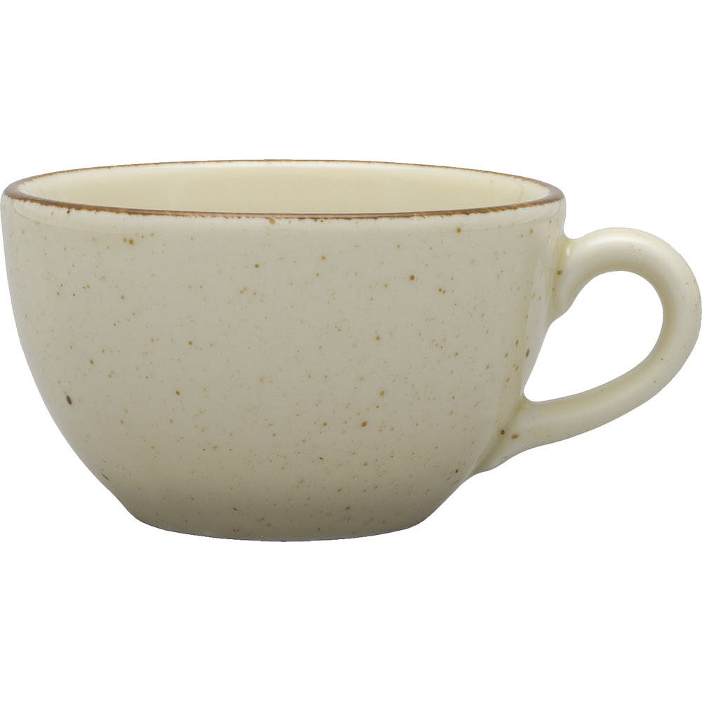 Stalgast Obertasse, Serie Aida, cremefarben, braun gesprenkelt, 280 ml, 12 Stück