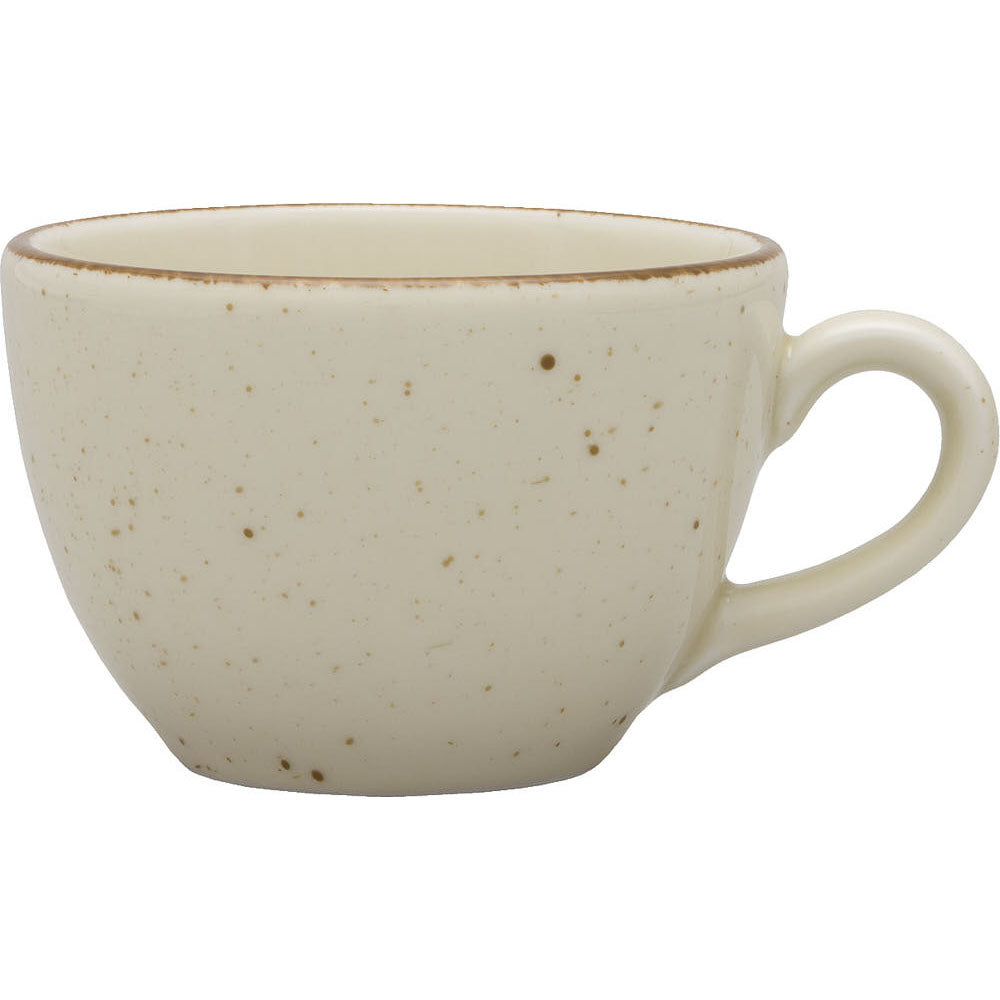 Stalgast Obertasse, Serie Aida, cremefarben, braun gesprenkelt, 180 ml, 12 Stück