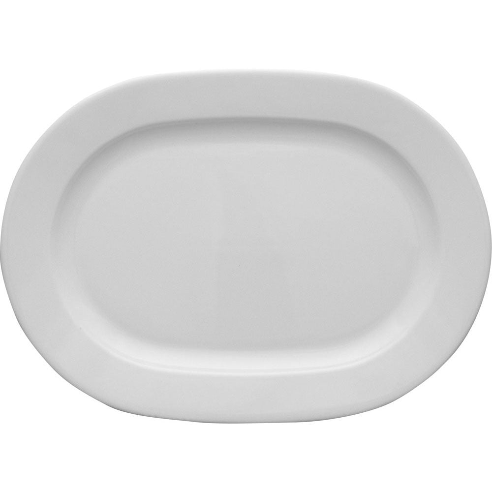 Stalgast Servierplatte, weißes Porzellan, Serie Versailles, Lubiana, 280x205 mm