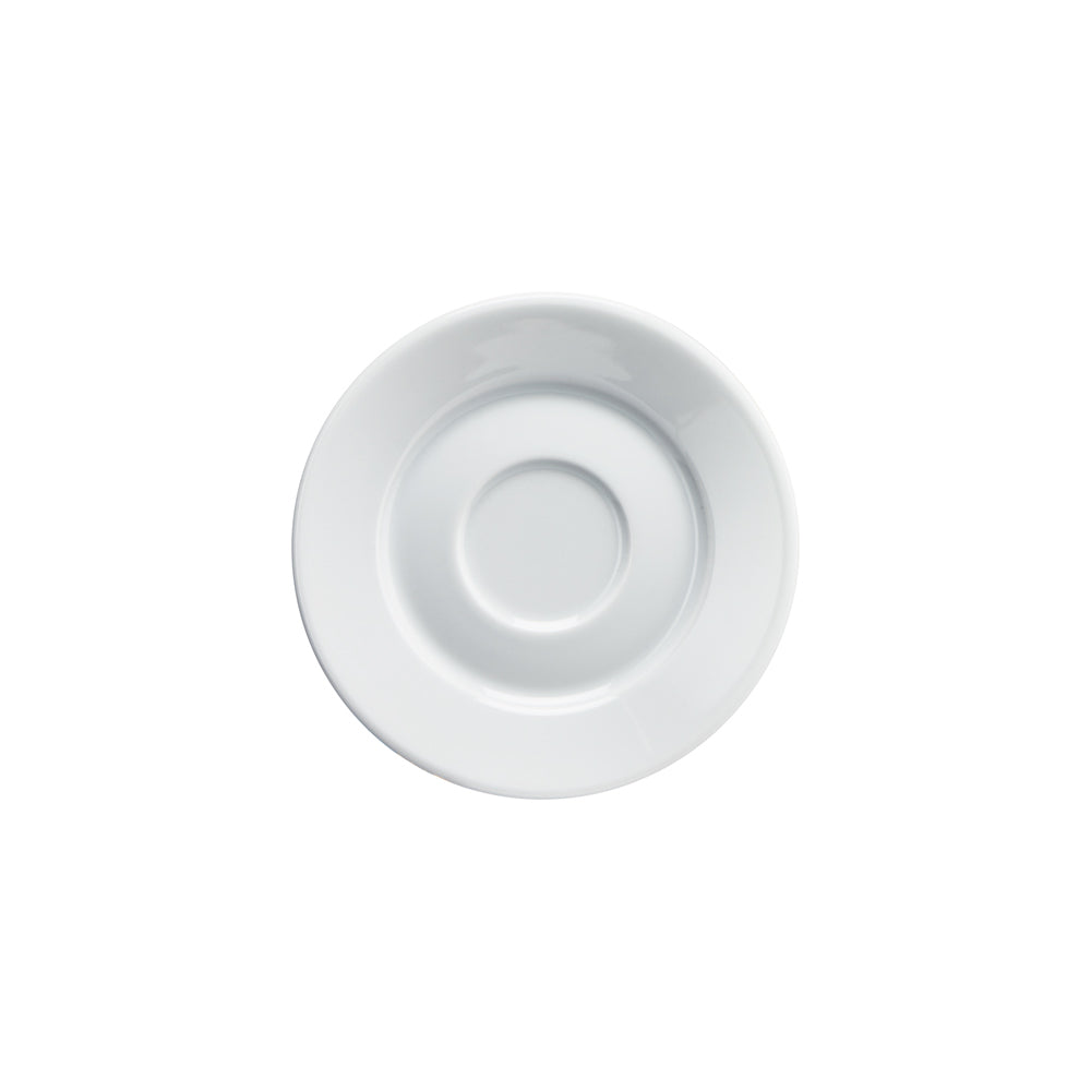 Stalgast Untertasse aus Porzellan, weiß, Serie Versailles, Lubiana, Ø 145 mm