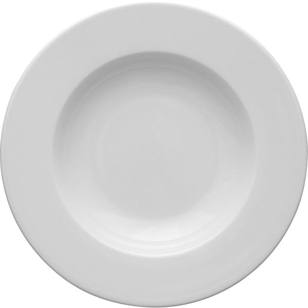 Stalgast Tiefer Teller aus Porzellan, weiß, Serie Versailles, Lubiana, D. 225 mm