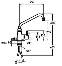 Bartscher Einhebelmischer 40L-3601B
