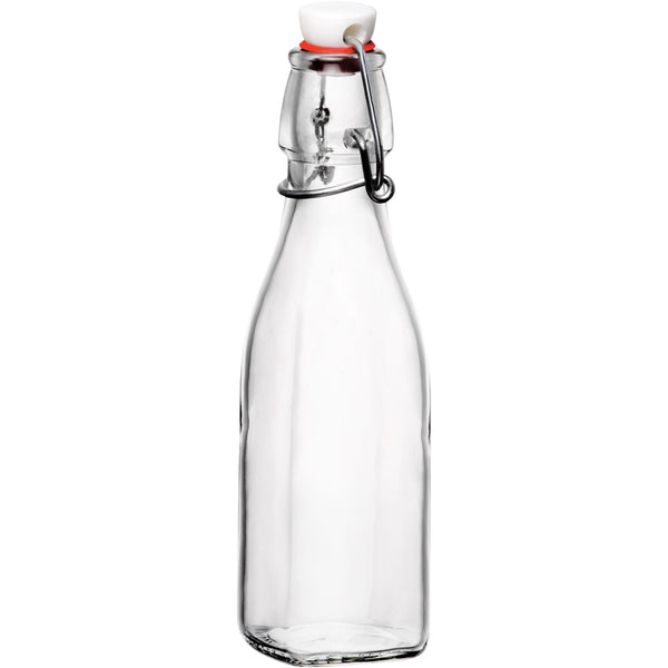 Stalgast Kleine Glasflasche mit Bügelverschluss, 0,25 Liter