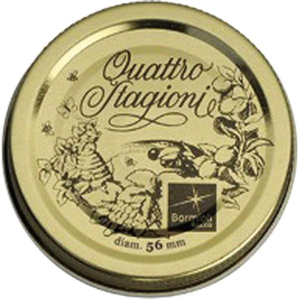 Stalgast Schraubdeckel „Quattro Stagioni“, Ø 56 mm, 6 Stück