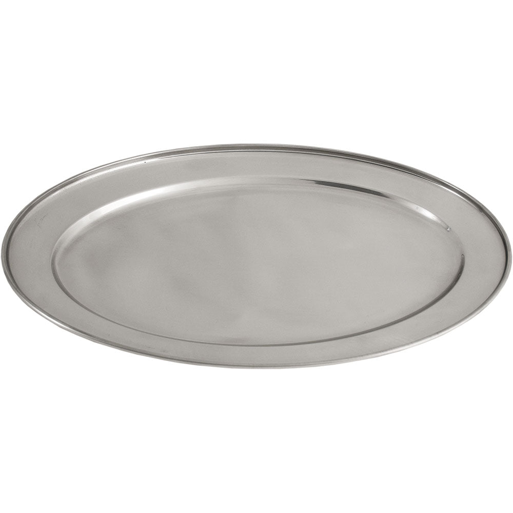 Stalgast Servierplatte oval, Edelstahl, 30,2 x 20,2 cm (BxT)