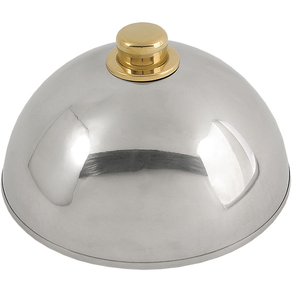 Stalgast Servierglocke mit goldfarbenen Griffknopf, Ø 25 cm, Höhe 11 cm