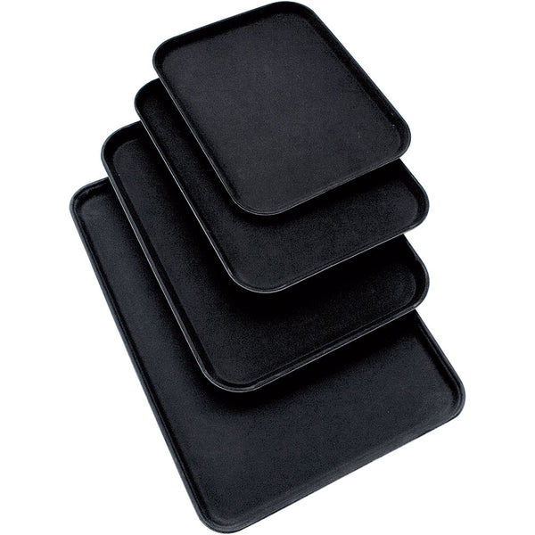 Stalgast Tablett, mit rutschhemmender Oberfläche, schwarz, 405 x 305 mm (BxT)