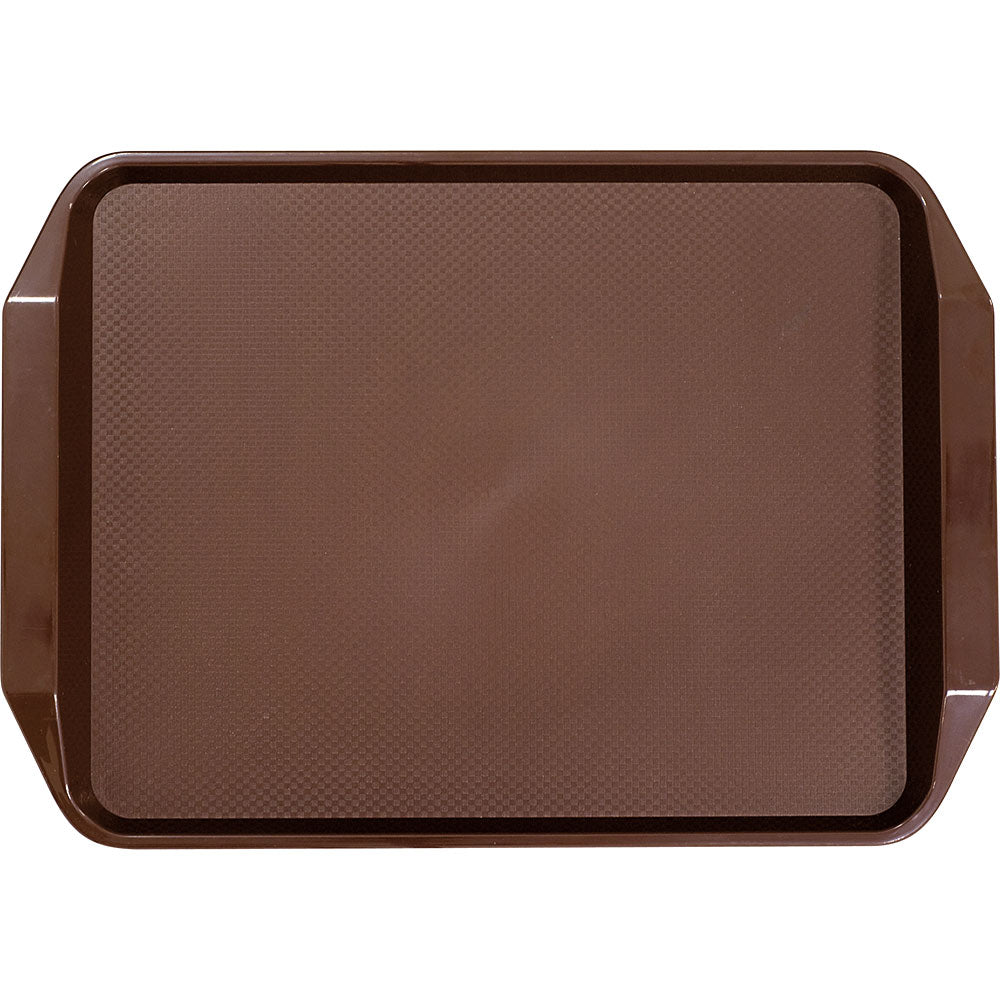 Stalgast Tablett mit Griffen, aus Polypropylen, braun, 43 x 30,5 x 3 cm (BxTxH)