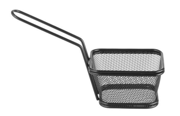 HENDI Miniatur-Frittierkörbe stapelbar, schwarz