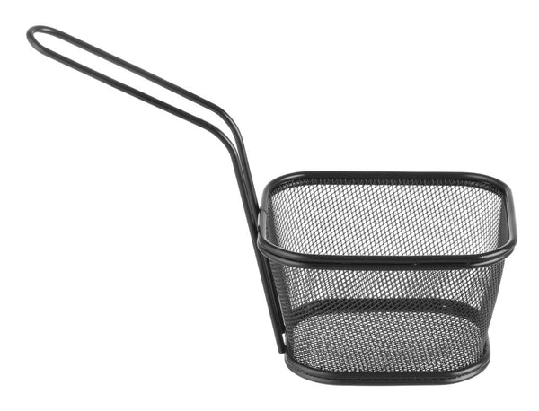 HENDI Miniatur-Frittierkörbe stapelbar, schwarz