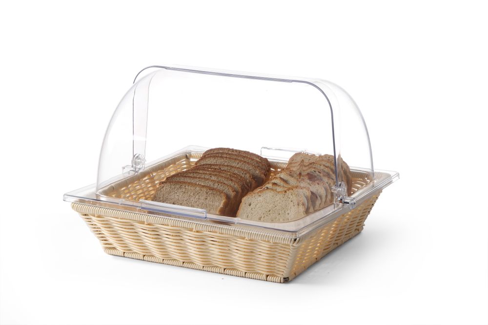 HENDI Brotkorb mit Rolltop-Deckel