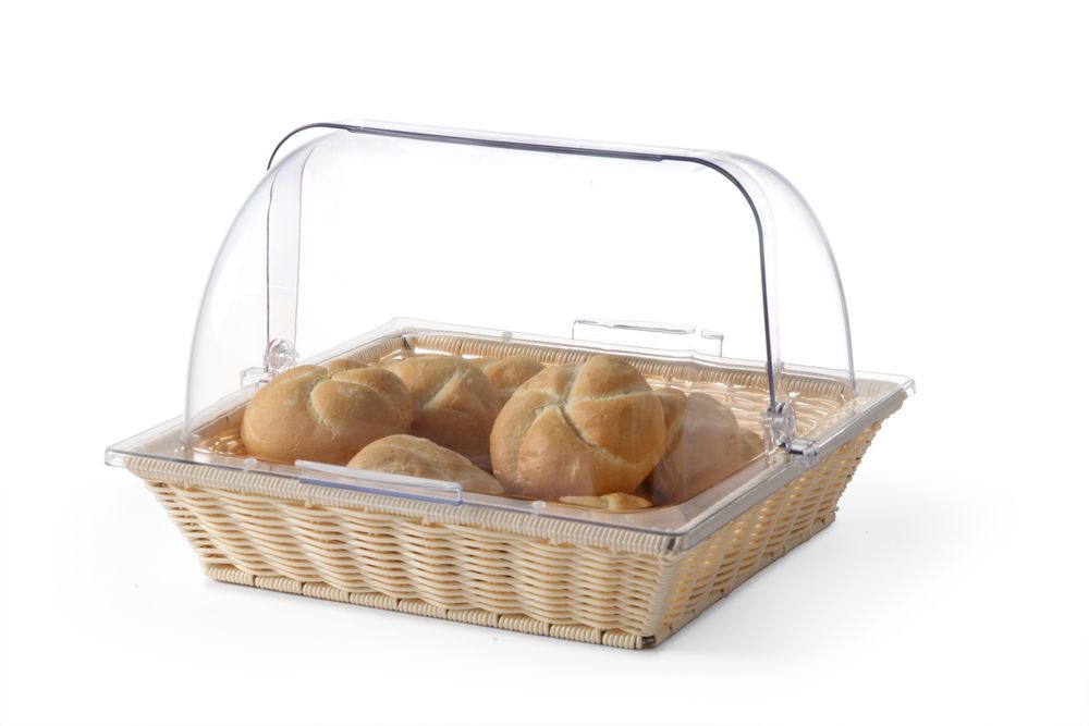 HENDI Brotkorb mit Rolltop-Deckel