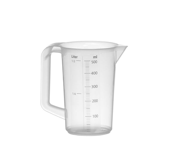 HENDI Messbecher, 0,5 l 90x140mm PP